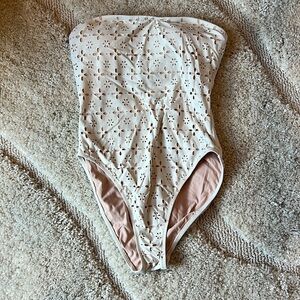 J.Crew tube top swimming suit size 6